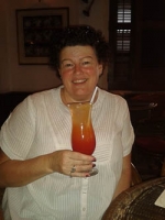 Lisa with a Singapore Sling